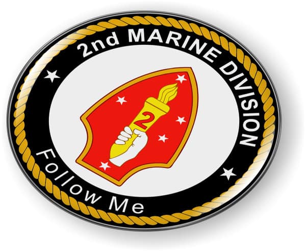 USMC - 2nd Marine Division Emblem